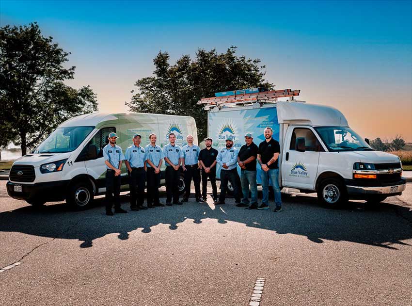 Commercial HVAC-Company team