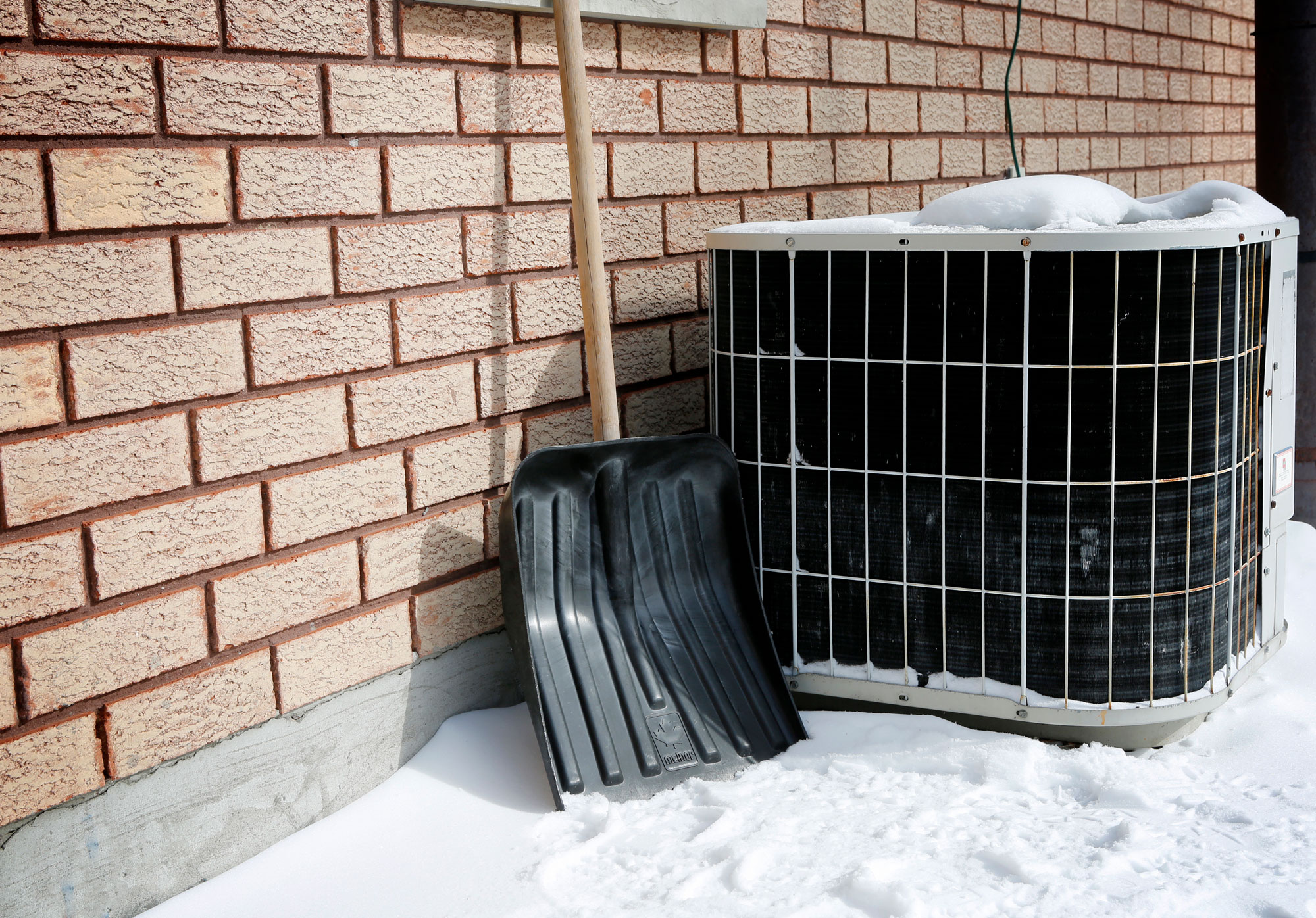 air-conditioner tune up in Spring snow